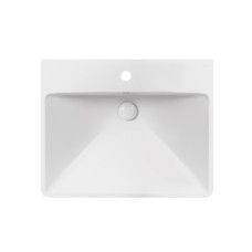 Раковина Qtap Albatross D 600х500х210 White з донним клапаном QT01115060DW