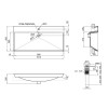 Купити Раковина Qtap Albatross D 1000х500х210 White з донним клапаном QT01115100DW , QT01115100DW / SD00046176 , в категории Умивальники , от бренда Qtap  Інтернет-магазин сантехніки ✓ Кращі ціни на ринку ✓ Величезний вибір ✓ Гарантія ✓ Заходьте!