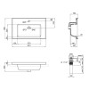 Купити Раковина Qtap Albatross A 800х500х230 White з донним клапаном QT01115080AW , QT01115080AW / SD00046177 , в категории Умивальники , от бренда Qtap  Інтернет-магазин сантехніки ✓ Кращі ціни на ринку ✓ Величезний вибір ✓ Гарантія ✓ Заходьте!