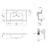 Купити Раковина Qtap Albatross A 900х500х230 White з донним клапаном QT01115090AW , QT01115090AW / SD00046178 , в категории Умивальники , от бренда Qtap  Інтернет-магазин сантехніки ✓ Кращі ціни на ринку ✓ Величезний вибір ✓ Гарантія ✓ Заходьте!