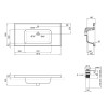 Купити Раковина Qtap Albatross A 1000х500х230 White з донним клапаном QT01115100AW , QT01115100AW / SD00046179 , в категории Умивальники , от бренда Qtap  Інтернет-магазин сантехніки ✓ Кращі ціни на ринку ✓ Величезний вибір ✓ Гарантія ✓ Заходьте!