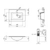 Купити Раковина Qtap Albatross 9H 600х460х180 White з донним клапаном QT01119060HW , QT01119060HW / SD00046180 , в категории Умивальники , от бренда Qtap  Інтернет-магазин сантехніки ✓ Кращі ціни на ринку ✓ Величезний вибір ✓ Гарантія ✓ Заходьте!