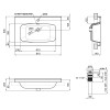 Купити Раковина Qtap Albatross 5H 800х500х210 White з донним клапаном QT01115080HW , QT01115080HW / SD00046183 , в категории Умивальники , от бренда Qtap  Інтернет-магазин сантехніки ✓ Кращі ціни на ринку ✓ Величезний вибір ✓ Гарантія ✓ Заходьте!