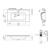Купить Раковина Qtap Albatross 5H 900х500х210 White с донным клапаном QT01115090HW , QT01115090HW / SD00046184 , в категории Умывальники , от бренда Qtap  Интернет-магазин сантехники ✓ Лучшие цены на рынке ✓ Огромный выбор ✓ Гарантия ✓ Заходите!