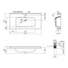 Купить Раковина Qtap Albatross 5H 1000х500х210 White с донным клапаном QT01115100HW , QT01115100HW / SD00046185 , в категории Умывальники , от бренда Qtap  Интернет-магазин сантехники ✓ Лучшие цены на рынке ✓ Огромный выбор ✓ Гарантия ✓ Заходите!