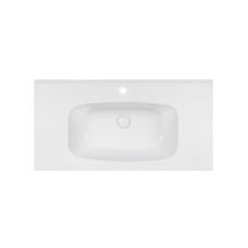 Раковина Qtap Albatross 5H 1000х500х210 White з донним клапаном QT01115100HW