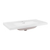 Купить Раковина Qtap Albatross 5H 1000х500х210 White с донным клапаном QT01115100HW , QT01115100HW / SD00046185 , в категории Умывальники , от бренда Qtap  Интернет-магазин сантехники ✓ Лучшие цены на рынке ✓ Огромный выбор ✓ Гарантия ✓ Заходите!