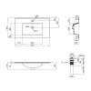 Купити Раковина Qtap Albatross E 800х460х180 White з донним клапаном QT01119080EW , QT01119080EW / SD00046188 , в категории Умивальники , от бренда Qtap  Інтернет-магазин сантехніки ✓ Кращі ціни на ринку ✓ Величезний вибір ✓ Гарантія ✓ Заходьте!