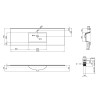 Купити Раковина Qtap Albatross E 1500х460х180 White з донним клапаном QT01119150EW , QT01119150EW / SD00046192 , в категории Умивальники , от бренда Qtap  Інтернет-магазин сантехніки ✓ Кращі ціни на ринку ✓ Величезний вибір ✓ Гарантія ✓ Заходьте!