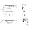Купити Раковина Qtap Albatross E49 600х490х200 White з донним клапаном QT01119060E49W , QT01119060E49W / SD00046197 , в категории Умивальники , от бренда Qtap  Інтернет-магазин сантехніки ✓ Кращі ціни на ринку ✓ Величезний вибір ✓ Гарантія ✓ Заходьте!