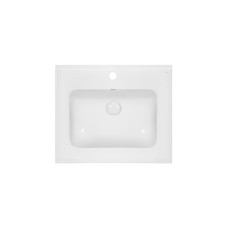 Раковина Qtap Albatross E49 600х490х200 White з донним клапаном QT01119060E49W