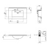 Купити Раковина Qtap Albatross E49 800х490х200 White з донним клапаном QT01119080E49W , QT01119080E49W / SD00046199 , в категории Умивальники , от бренда Qtap  Інтернет-магазин сантехніки ✓ Кращі ціни на ринку ✓ Величезний вибір ✓ Гарантія ✓ Заходьте!
