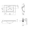 Купити Раковина Qtap Albatross Q 800х480х230 White з донним клапаном QT01115080QW , QT01115080QW / SD00046208 , в категории Умивальники , от бренда Qtap  Інтернет-магазин сантехніки ✓ Кращі ціни на ринку ✓ Величезний вибір ✓ Гарантія ✓ Заходьте!