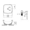 Купити Раковина-чаша Qtap Kolibri 400х400х140 White з донним клапаном QT10117040TW , QT10117040TW / SD00046239 , в категории Умивальники , от бренда Qtap  Інтернет-магазин сантехніки ✓ Кращі ціни на ринку ✓ Величезний вибір ✓ Гарантія ✓ Заходьте!