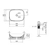 Купити Раковина-чаша Qtap Cardinal 500х380х140 White з донним клапаном QT04117050TW , QT04117050TW / SD00046240 , в категории Умивальники , от бренда Qtap  Інтернет-магазин сантехніки ✓ Кращі ціни на ринку ✓ Величезний вибір ✓ Гарантія ✓ Заходьте!