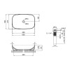 Купить Раковина-чаша Qtap Cardinal 600х380х140 Белый с донным клапаном QT04117060TW , QT04117060TW / SD00046241 , в категории Умывальники , от бренда Qtap  Интернет-магазин сантехники ✓ Лучшие цены на рынке ✓ Огромный выбор ✓ Гарантия ✓ Заходите!