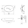Купить Раковина-чаша Qtap Dove 625х415х150 White с донным клапаном QT06113077W , QT06113077W / SD00046248 , в категории Умывальники , от бренда Qtap  Интернет-магазин сантехники ✓ Лучшие цены на рынке ✓ Огромный выбор ✓ Гарантия ✓ Заходите!