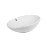 Купить Раковина-чаша Qtap Dove 625х415х150 White с донным клапаном QT06113077W , QT06113077W / SD00046248 , в категории Умывальники , от бренда Qtap  Интернет-магазин сантехники ✓ Лучшие цены на рынке ✓ Огромный выбор ✓ Гарантия ✓ Заходите!