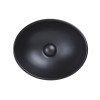 Купити Раковина-чаша Qtap Dove 410х335х145 Matt black з донним клапаном QT063078MBMB , QT063078MBMB / SD00046251 , в категории Умивальники , от бренда Qtap  Інтернет-магазин сантехніки ✓ Кращі ціни на ринку ✓ Величезний вибір ✓ Гарантія ✓ Заходьте!