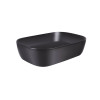 Купити Раковина-чаша Qtap Robin 610х400х145 Matt black з донним клапаном QT132143PMBMB , QT132143PMBMB / SD00046254 , в категории Умивальники , от бренда Qtap  Інтернет-магазин сантехніки ✓ Кращі ціни на ринку ✓ Величезний вибір ✓ Гарантія ✓ Заходьте!