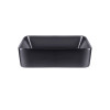 Купити Раковина-чаша Qtap Tern 475х370х140 Matt black з донним клапаном QT172074MBMB , QT172074MBMB / SD00046258 , в категории Умивальники , от бренда Qtap  Інтернет-магазин сантехніки ✓ Кращі ціни на ринку ✓ Величезний вибір ✓ Гарантія ✓ Заходьте!