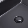 Купити Раковина-чаша Qtap Tern 475х370х140 Matt black з донним клапаном QT172074MBMB , QT172074MBMB / SD00046258 , в категории Умивальники , от бренда Qtap  Інтернет-магазин сантехніки ✓ Кращі ціни на ринку ✓ Величезний вибір ✓ Гарантія ✓ Заходьте!