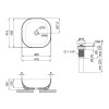 Купить Раковина-чаша Qtap Kolibri 410x410x150 Матово-черная с донным клапаном QT10112144MBMB , QT10112144MBMB / SD00046259 , в категории Умывальники , от бренда Qtap  Интернет-магазин сантехники ✓ Лучшие цены на рынке ✓ Огромный выбор ✓ Гарантия ✓ Заходит