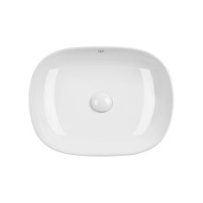 Раковина-чаша Qtap Aquarius 465x375x115 White з донним клапаном QT21112185W