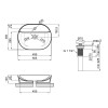Купити Раковина-чаша Qtap Scorpio 505x385x120 White з донним клапаном QT14112202W , QT14112202W / SD00046263 , в категории Умивальники , от бренда Qtap  Інтернет-магазин сантехніки ✓ Кращі ціни на ринку ✓ Величезний вибір ✓ Гарантія ✓ Заходьте!