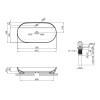 Купити Раковина-чаша Qtap Scorpio 815х410х135 White з донним клапаном QT142203PW , QT142203PW / SD00046265 , в категории Умивальники , от бренда Qtap  Інтернет-магазин сантехніки ✓ Кращі ціни на ринку ✓ Величезний вибір ✓ Гарантія ✓ Заходьте!