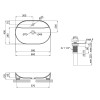 Купити Раковина Qtap Scorpio 610x400x120 White з донним клапаном QT14112203W , QT14112203W / SD00046266 , в категории Умивальники , от бренда Qtap  Інтернет-магазин сантехніки ✓ Кращі ціни на ринку ✓ Величезний вибір ✓ Гарантія ✓ Заходьте!