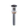 Купити Раковина Qtap Nando LT 500х420х120 Matt black з донним клапаном QT12112173SMBMB , QT12112173SMBMB / SD00046274 , в категории Умивальники , от бренда Qtap  Інтернет-магазин сантехніки ✓ Кращі ціни на ринку ✓ Величезний вибір ✓ Гарантія ✓ Заходьте!
