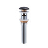 Купити Раковина Qtap Nando LT 500х420х120 Matt black з донним клапаном QT12112173SMBMB , QT12112173SMBMB / SD00046274 , в категории Умивальники , от бренда Qtap  Інтернет-магазин сантехніки ✓ Кращі ціни на ринку ✓ Величезний вибір ✓ Гарантія ✓ Заходьте!