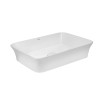 Купить Раковина-чаша Qtap Virgo 490х350х110 White с донным клапаном QT18112261W , QT18112261W / SD00046275 , в категории Умывальники , от бренда Qtap  Интернет-магазин сантехники ✓ Лучшие цены на рынке ✓ Огромный выбор ✓ Гарантия ✓ Заходите!