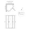 Купити Qtap 6мм скляні двері прозорі Clear LEO 10995-AC6 ,  / SD00046419 , в категории Комплектуючі до душових кабін , от бренда Qtap  Інтернет-магазин сантехніки ✓ Кращі ціни на ринку ✓ Величезний вибір ✓ Гарантія ✓ Заходьте!