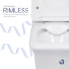 Купить Унитаз-компакт Qtap Kalao безобидковый с сиденьем Soft-close QT08221213AW , QT08221213A W / SD00046562 , в категории Унитазы-компакты напольные , от бренда Qtap  Интернет-магазин сантехники ✓ Лучшие цены на рынке ✓ Огромный выбор ✓ Гарантия ✓ Заход