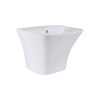 Купити Раковина підвісна моноблок Qtap Crow 500х400х385 White з донним клапаном QT0511G815W , QT0511G815W / SD00046570 , в категории Умивальники , от бренда Qtap  Інтернет-магазин сантехніки ✓ Кращі ціни на ринку ✓ Величезний вибір ✓ Гарантія ✓ Заходьте!