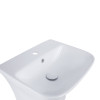 Купити Раковина підвісна моноблок Qtap Crow 500х400х385 White з донним клапаном QT0511G815W , QT0511G815W / SD00046570 , в категории Умивальники , от бренда Qtap  Інтернет-магазин сантехніки ✓ Кращі ціни на ринку ✓ Величезний вибір ✓ Гарантія ✓ Заходьте!