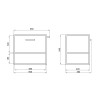 Купить Тумба подвесная Qtap Taurus 600х580х437 White/Whitish oak QT2474TPT603WWO , QT2474TPT603WWO / SD00046913 , в категории Шкафы под умывальник , от бренда Qtap  Интернет-магазин сантехники ✓ Лучшие цены на рынке ✓ Огромный выбор ✓ Гарантия ✓ Заходите!