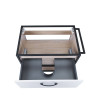Купити Тумба підвісна Qtap Taurus 700х580х437 White/Whitish oak QT2474TPT703WWO , QT2474TPT703WWO / SD00046914 , в категории Шафи під умивальник , от бренда Qtap  Інтернет-магазин сантехніки ✓ Кращі ціни на ринку ✓ Величезний вибір ✓ Гарантія ✓ Заходьте!