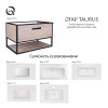 Купить Тумба подвесная Qtap Taurus 800х580х437 Белёвый дуб QT2474TPT803WO , QT2474TPT803WO / SD00046918 , в категории Шкафы под умывальник , от бренда Qtap  Интернет-магазин сантехники ✓ Лучшие цены на рынке ✓ Огромный выбор ✓ Гарантия ✓ Заходите!