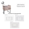 Купити Тумба підлогова Qtap Taurus 700х800х437 Whitish oak QT2473TNT703WO , QT2473TNT703WO / SD00046920 , в категории Шафи під умивальник , от бренда Qtap  Інтернет-магазин сантехніки ✓ Кращі ціни на ринку ✓ Величезний вибір ✓ Гарантія ✓ Заходьте!