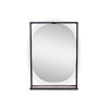 Купить Зеркало Qtap Taurus 600х850х1400 Черный/Белый дуб с подсветкой LED QT2478ZP600BWO , QT2478ZP600BWO / SD00046928 , в категории Зеркала в ванную , от бренда Qtap  Интернет-магазин сантехники ✓ Лучшие цены на рынке ✓ Огромный выбор ✓ Гарантия ✓ Заходи