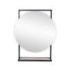 Купить Зеркало Qtap Taurus 700х850х140 Черный/белый дуб с подсветкой LED QT2478ZP700BWO , QT2478ZP700BWO / SD00046929 , в категории Зеркала в ванную , от бренда Qtap  Интернет-магазин сантехники ✓ Лучшие цены на рынке ✓ Огромный выбор ✓ Гарантия ✓ Заходит