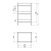 Купить Полка напольная Qtap Taurus 500х800х350 Белый дуб QT24752SN800WO , QT24752SN800WO / SD00046942 , в категории Пеналы и полупеналы в ванную , от бренда Qtap  Интернет-магазин сантехники ✓ Лучшие цены на рынке ✓ Огромный выбор ✓ Гарантия ✓ Заходите!