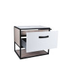 Купить Тумба подвесная Qtap Taurus 600х476х469 White/Whitish oak с столешницей QT2479TPT603WWO , QT2479TPT603WWO / SD00046946 , в категории Шкафы под умывальник , от бренда Qtap  Интернет-магазин сантехники ✓ Лучшие цены на рынке ✓ Огромный выбор ✓ Гарант