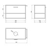 Купити Тумба підвісна Qtap Taurus 800х476х469 White/Whitish oak зі стільницею QT2479TPT803WWO , QT2479TPT803WWO / SD00046948 , в категории Шафи під умивальник , от бренда Qtap  Інтернет-магазин сантехніки ✓ Кращі ціни на ринку ✓ Величезний вибір ✓ Гаранті