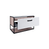 Купити Тумба підвісна Qtap Taurus 800х476х469 White/Whitish oak зі стільницею QT2479TPT803WWO , QT2479TPT803WWO / SD00046948 , в категории Шафи під умивальник , от бренда Qtap  Інтернет-магазин сантехніки ✓ Кращі ціни на ринку ✓ Величезний вибір ✓ Гаранті