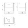 Купить Тумба подвесная Qtap Taurus 600х476х469 Whitish oak с столешницей QT2479TPT603WO , QT2479TPT603WO / SD00046949 , в категории Шкафы под умывальник , от бренда Qtap  Интернет-магазин сантехники ✓ Лучшие цены на рынке ✓ Огромный выбор ✓ Гарантия ✓ Зах