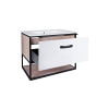 Купити Комплект Qtap Taurus 600х580х437 White/Whitish oak тумба підвісна + раковина урізна QT2472TPT603WWO , QT2472TPT603WWO / SD00046958 , в категории Шафи під умивальник , от бренда Qtap  Інтернет-магазин сантехніки ✓ Кращі ціни на ринку ✓ Величезний ви